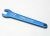 Steeksleutel aluminium blauw 8mm