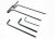 Inbussleutel (1,5/2/2,5/3 mm en 2,5 mm kogel)