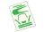 Sticker neongroen