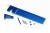 Roer en roerarm aluminium blauw