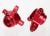 Stuurhendel 6061-T6 aluminium rood l&r