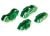 TRX8367G, remklauwen, 6061-T6 aluminium groen f/r (2 elk)