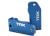 Stuurhendelhouder 30° 6061-T6 aluminium blauw l&r