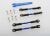 L/R draadstangenset aluminium blauw v69 & h82mm