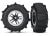 Paddle-Reifen auf Felge SCT Split-Spoke satin chrome, beadlo