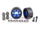 Compleet wiel voor Wheelie bar 6061-T6 aluminium blauw (2)