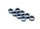 Afstanden aluminium blauw (voor TRX5318X stoterstangen) (8)