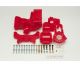 TA-01/02 B-Parts Rear Gearcas red