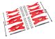 Wide-X-Maxx draagarmset rood