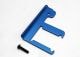 Chassisveerpoot 6061-T6 aluminium blauw 3mm