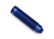 GTR schokbrekerbehuizing aluminium blauw 64mm f/h met schroefdraad (2)