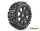 B-PIONEER SOFT SPEICHEN-FELGE SCHWARZ VERBRENNER 1:8 OFFROAD LOUISE