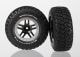 BFGoodrich T/A KM2 op velgen zwart/satijn chroom voorzijde (2)