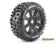 B-ULLDOZE SOFT SPEICHEN-FELGE SCHWARZ VERBRENNER 1:8 OFFROAD LOUISE (brandstof)