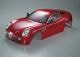 Alfa Romeo 8C Karosserie für 1/7 Metallic Rot RTU