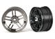 Split-Spoke 1.9 velgen chroom-zwart voorzijde (2)