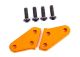 Stuurhevelarm aluminium oranje voorzijde (2)