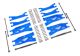 Wide-X-Maxx wishbone-set blauw
