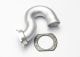 Spruitstukpijp aluminium zilver