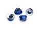 Stopmoer aluminium 5mm met flens getand blauw (4)