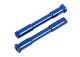 Stuurarmstandaard aluminium blauw geanodiseerd