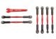 L/R Gewindestange 58mm Alu rot