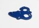 Motorplaat aluminium blauw