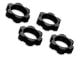 Felgen-Muttern splined 17mm verzahnt schwarz (4)