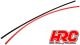 Krimpkous 2mm- rood / zwart  - 250mm elk)